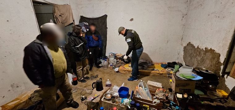 Rescataron a siete víctimas de la explotación laboral Foto: Gendarmería Nacional