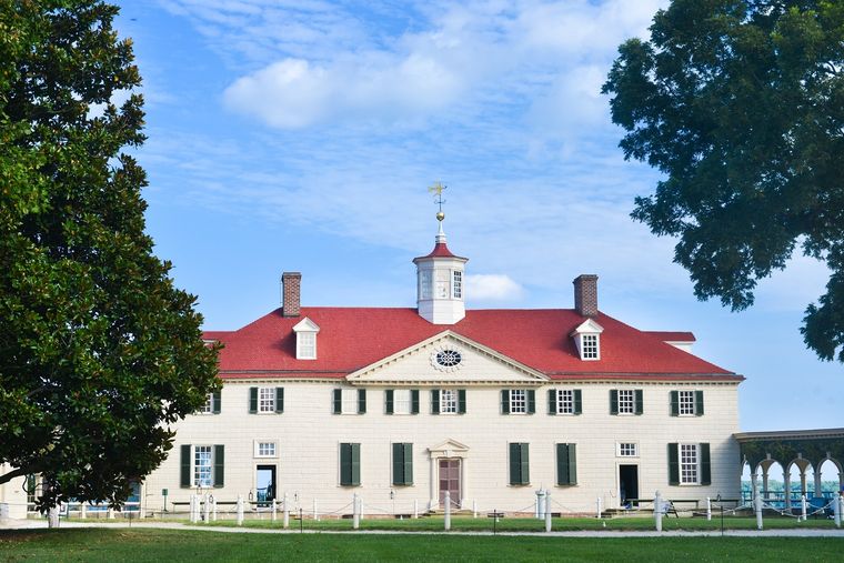 Mount Vernon, la residencia de George Washington Foto: Shutterstock