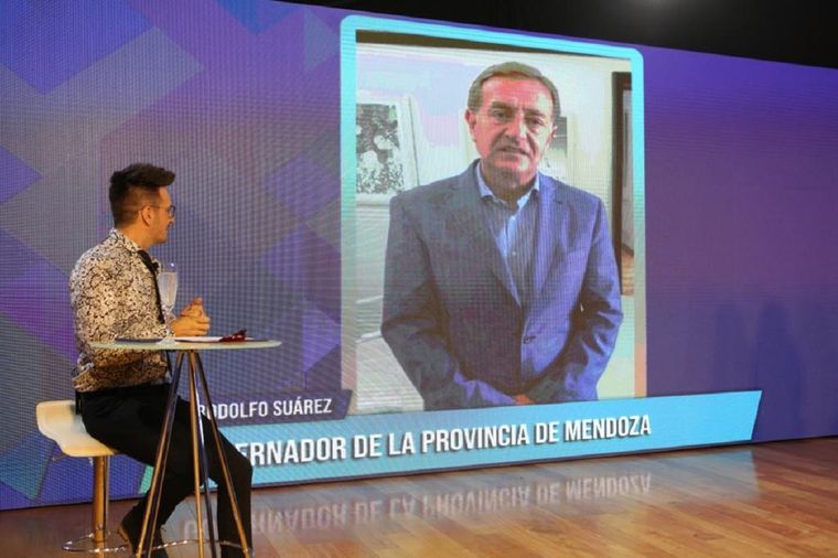 El gobernador Rodolfo Suarez abrió la ceremonia.