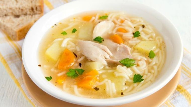 Esta sopa de pollo y verduras es la cena ideal Foto: Shutterstock
