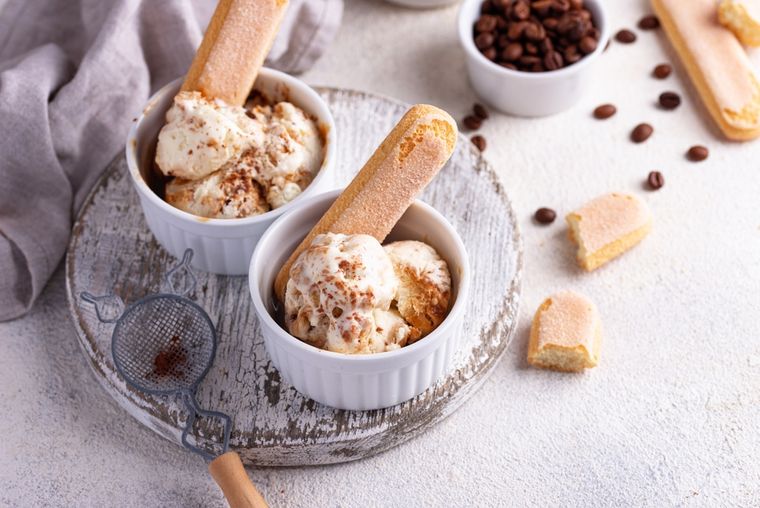 Receta de helado de tiramisú casero: ¡delicioso y cremoso!.