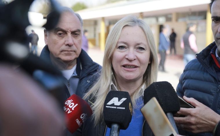 Hebe Casado votó en San Rafael Foto: MDZ