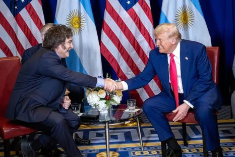El presidente Javier Milei ya se encuentra reunido con su par norteamericano, Donald Trump en el edificio de la ONU. El presidente Javier Milei ya se encuentra reunido con su par norteamericano, Donald Trump en el edificio de la ONU.