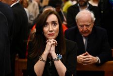 Victoria Villarruel participó de la misa. Foto: Noticias Argentinas