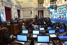 Cafiero dio hoy su informe ante el Senado Nacional. Foto: Télam