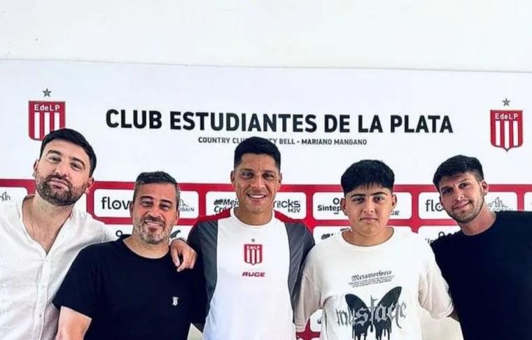 El hijo de Enzo Pérez le dedicó un mensaje a su padre en su vuelta a Estudiantes