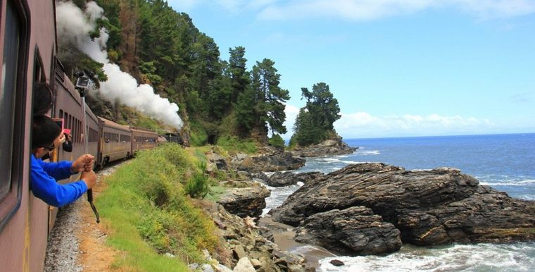Viajar en tren por Chile es una alternativa muy interesante y diferente Foto: Sernatur