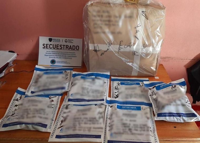 Parte del material secuestrado