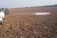 El piloto se eyectó del avión estrellado, pero igual perdió la vida