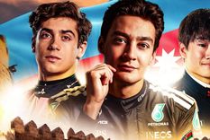 Franco Colapinto vuelve a Bakú, el circuito que lo vio hacer historia en 2024. Y en la previa, la Fórmula 1 lo incluyó en la promoción oficial junto a Russell y Tsunoda.