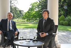 El presidente electo se reunió con Fernández para empezar la transición Foto: NA