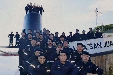 Los tripulantes del ARA San Juan. Foto: Télam Los tripulantes del ARA San Juan. Foto: Télam