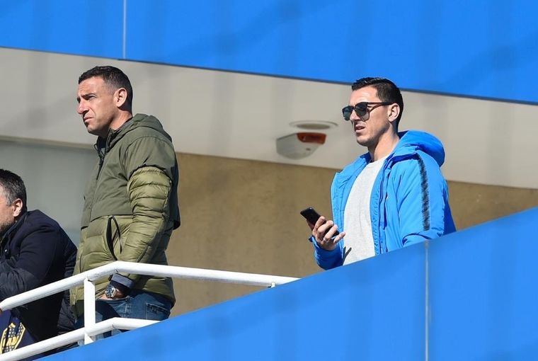 Matellán y Burdisso. Boca Juniors Foto: Boca Juniors