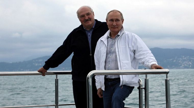 Lukashenko y Putin refuerzan la relación. Foto: World Today News.