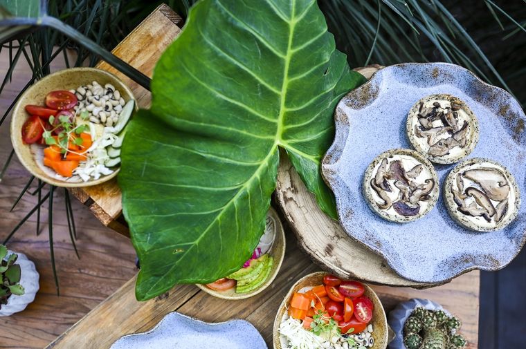 Algunos de los platos que los huéspedes veganos pueden probar en Brasil Foto: Gentileza Accor