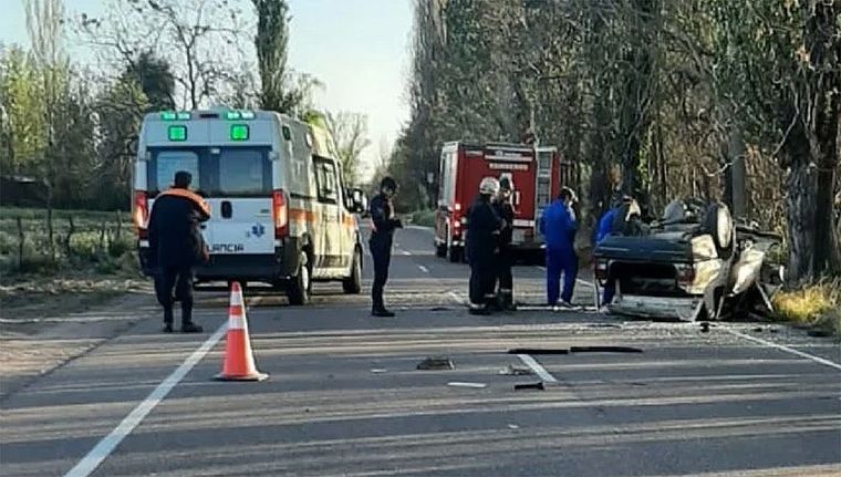 Ilustrativa. Accidente en Mendoza, sucedido en San Rafael. Foto: Ministerio de Seguridad de Mendoza