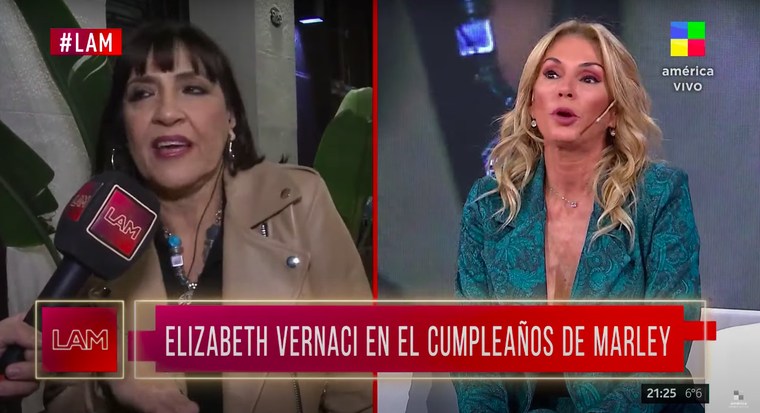 Yanina Latorre disparó contra la Negra Vernaci durante un móvil de LAM.