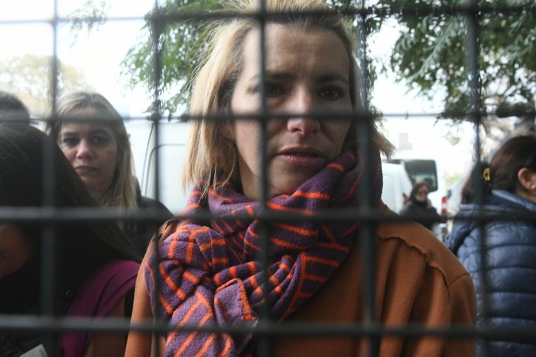 Cintia López, la mamá de Lucas González, habló antes del veredicto Foto: Télam