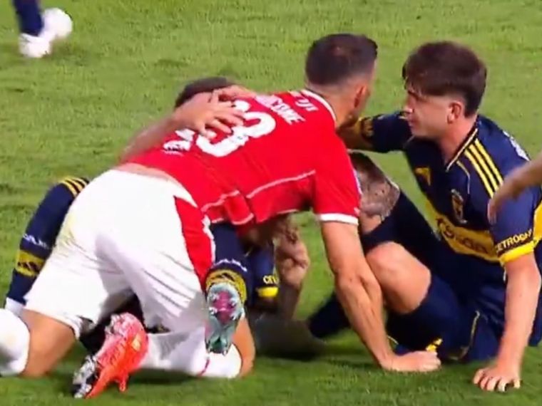 Iván Marcone le dejó un picante mensaje a Tomás Belmonte tras su pelea en pleno Boca-Independiente.