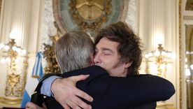 FMI: el presidente Javier Milei y el ministro de Economía, Luis Caputo. Foto: Presidencia