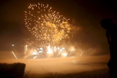 MDZol | El equipo portugués MACEDO explotan al son de una sinfonía de Joseph Haydn durante la Competición Internacional de Fuegos Artificiales que se celebra en Hanover, Alemania. Foto: EFE