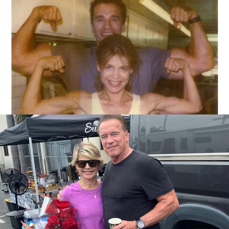 Schwarzenegger y Linda Hamilton protagonizaron la saga de The Terminator.