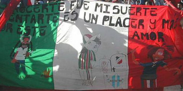 Trapo Italiano. Seguramente estará presente en la cancha Cruzada. Foto: Pablo Pérez