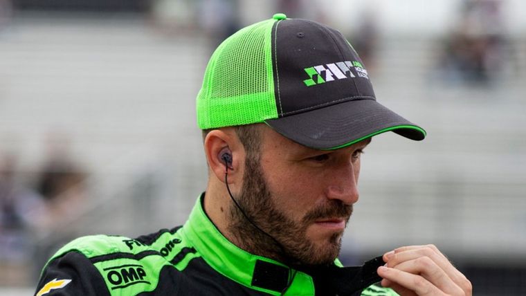 Canapino abandonó en la IndyCar. Foto: @juncoshollinger