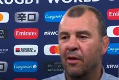 Cheika, entrenador australiano de Los Pumas, y una pregunta que no le gustó tras la clasificación a semis. Cheika, entrenador australiano de Los Pumas, y una pregunta que no le gustó tras la clasificación a semis.