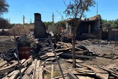 Así quedó el lugar tras las explosión. Foto: gentileza / Puntal de Villa María