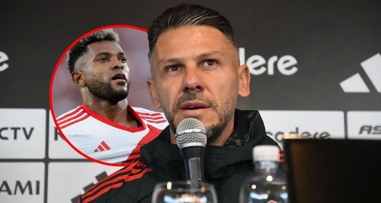 Demichelis se llenó de elogios para Borja. Foto: MDZ