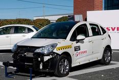 mira como sale el nuevo citroen c3 de las pruebas de choque