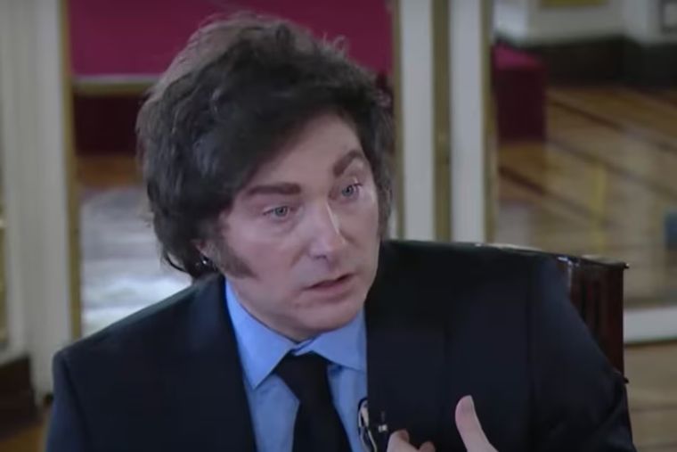 Milei redobló sus críticas a la prensa. Foto: Captura de video