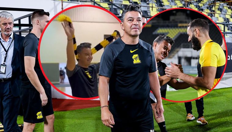 El Muñeco fue presentado ante los hinchas y los jugadores de su nuevo club.