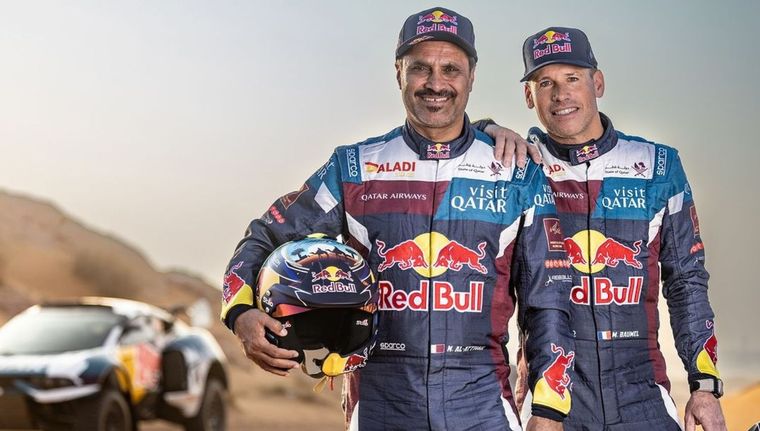 Nasser Al-Attiyah y Mathieu Baumel buscarán una nueva corona en el Dakar. Foto: Instagram @nasser_daka