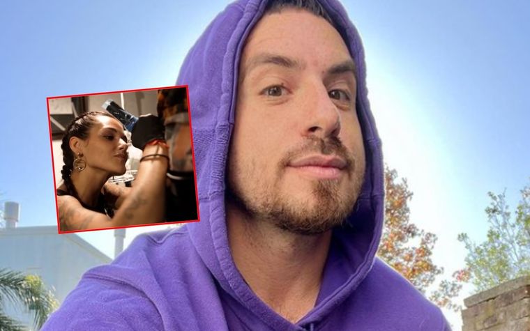 Fede Bal El conductor de Resto del mundo se tatuó un cachete en Nueva York. Foto: Captura TV / Instagram Fede Bal