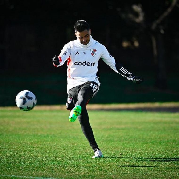 El mendocino busca ponerse a punto. Foto: Instagram @pity_martinez