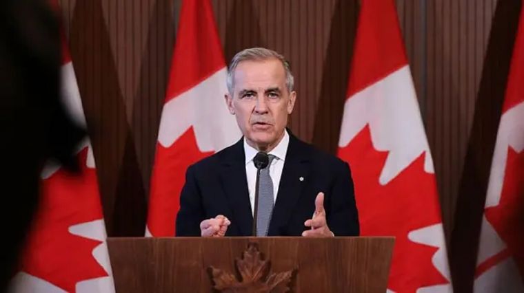 Mark Carney propone reimaginar la economía ante los aranceles de Donald Trump. Foto: BBC