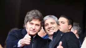 Javier Milei y Luis Caputo celebraron la baja de inflación Javier Milei y Luis Caputo celebraron la baja de inflación