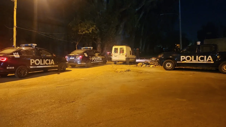 Un importante despliegue se montó por el asalto en Ugarteche (Imagen ilustrativa)