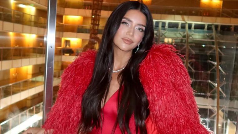 Zaira Nara, la modelo que coqueteó previamente con el influencer en una transmisión. Zaira Nara, la modelo que coqueteó previamente con el influencer en una transmisión. 