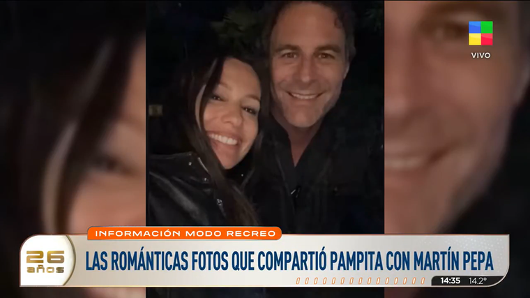 Pampita totalmente enamorada junto a Martín Pepa. Pampita totalmente enamorada junto a Martín Pepa. 