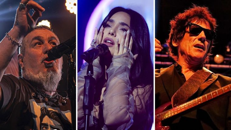 La lista de los shows imperdibles en Mendoza. / Redes sociales