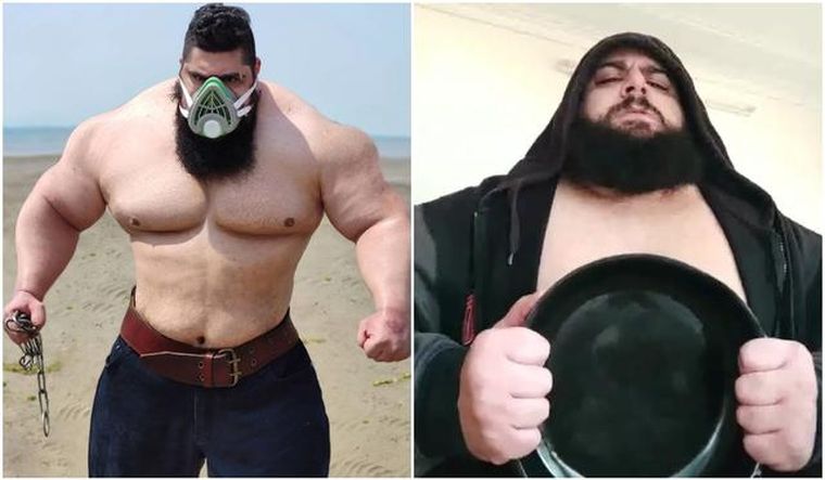 El hombre pudo doblarla.