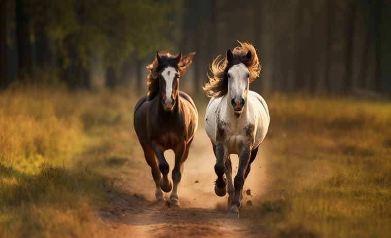 El caballo es originario de América del Norte. Foto: Freepik
