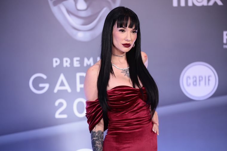 El look de La Joaqui en los Premios Gardel 2025. El look de La Joaqui en los Premios Gardel 2025.
