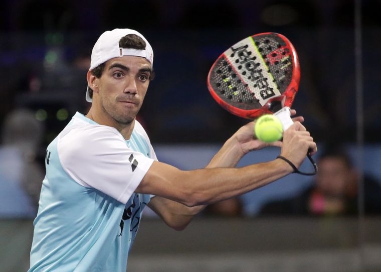 Juan Lebrón será el protagonista de uno de los partidos de la jornada. Foto: Prensa Mendoza Premier Padel