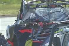 El impactante choque del hijo del Gurí Martínez en el TC Pick Up. Foto: Captura de video