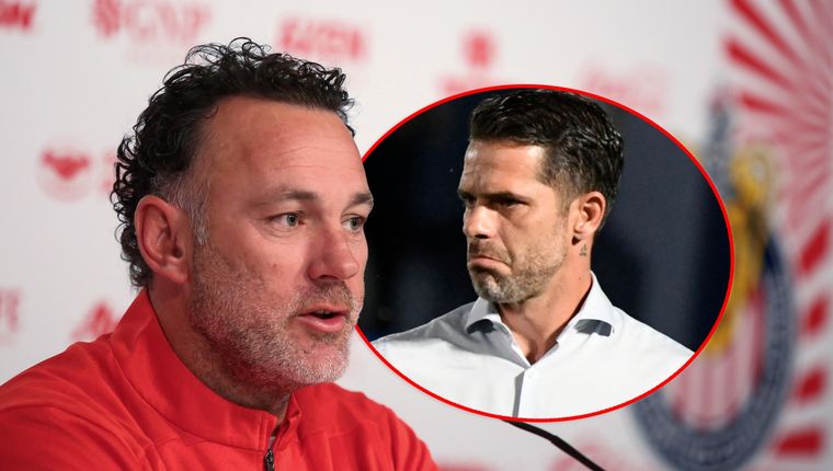 A Gabriel Milito le mencionaron la salida de Fernando Gago de Chivas en octubre del 2024. Foto: EFE y Fotobaires