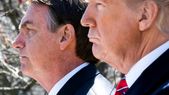 Cumple cárcel en Brasil Jair Bolsonaro, aquí junto a su socio Donald Trump de Estados Unidos. Foto Efe Cumple cárcel en Brasil Jair Bolsonaro, aquí junto a su socio Donald Trump de Estados Unidos. Foto Efe